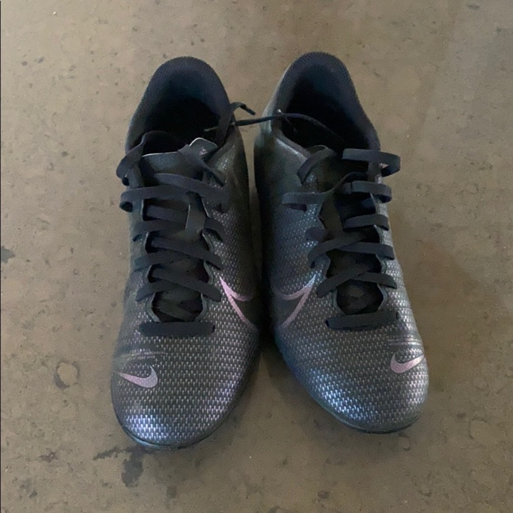 Nike youth soccer cleats.